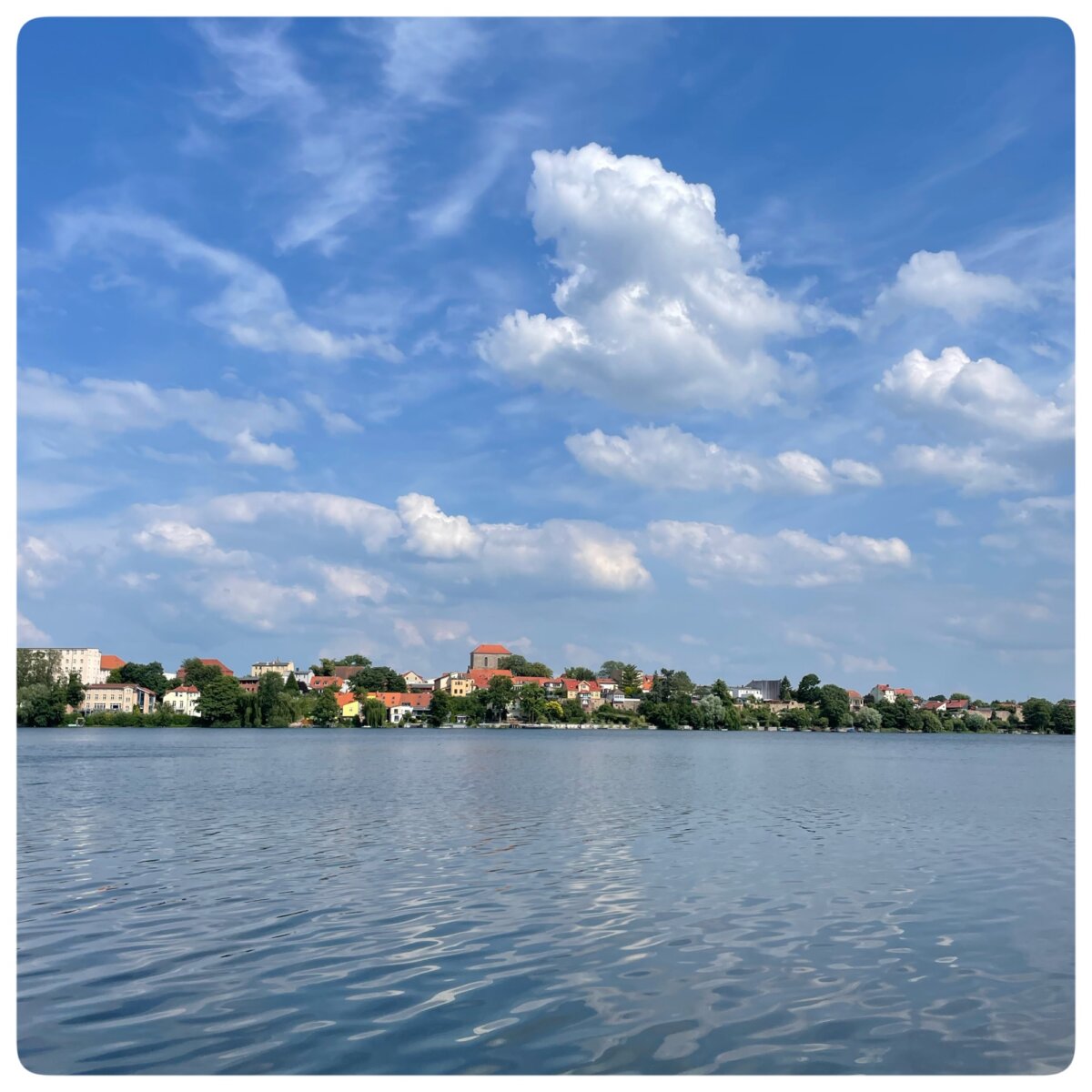 Strausberg blick in die Altstadt