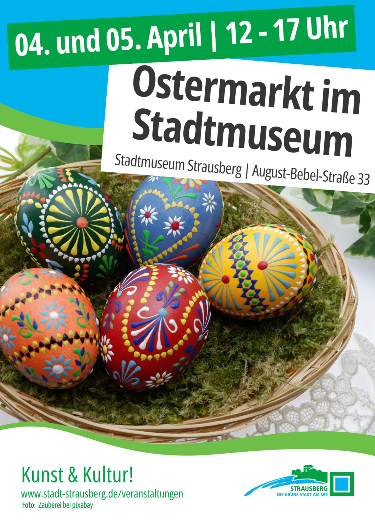 Fr. 4.4. & Sa. 5.4.2025 Ostermarkt im Stadtmuseum Strausberg