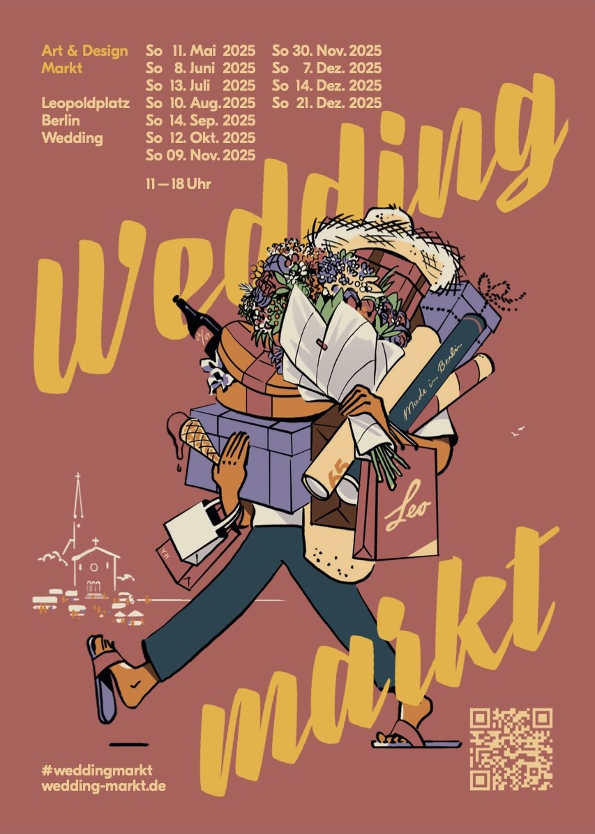 🌹 Muttertag 🌹 Sonntag auf dem Weddingmarkt: Besucht meinen Marktstand am 11. Mai in Berlin
