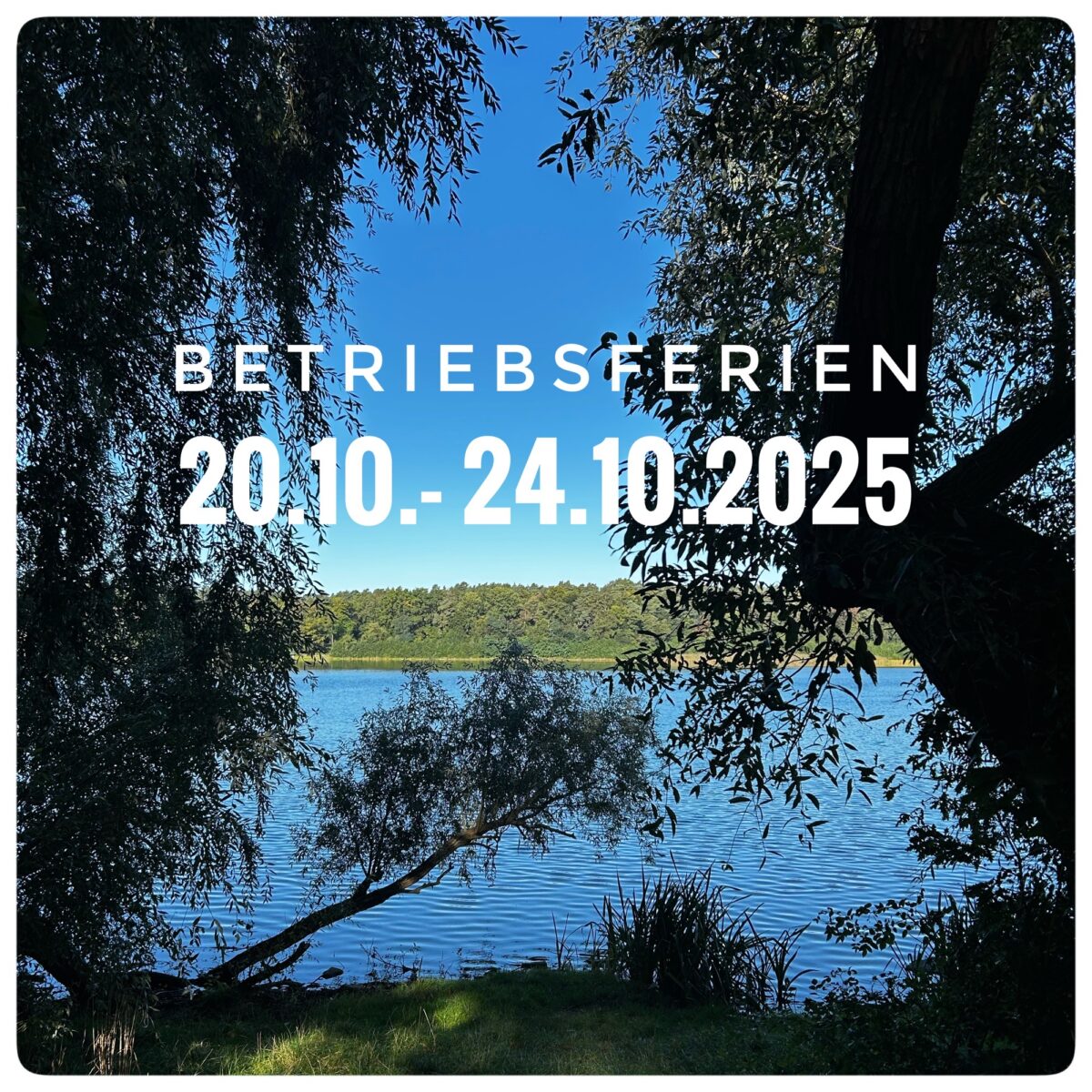 Ankündigung Betriebsferien im Oktober ☀️🧚‍♀️