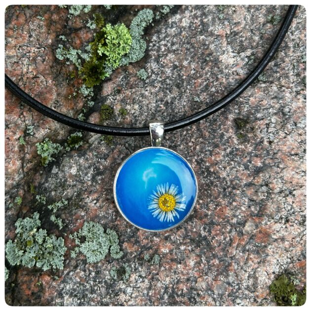 Collierkette in blau