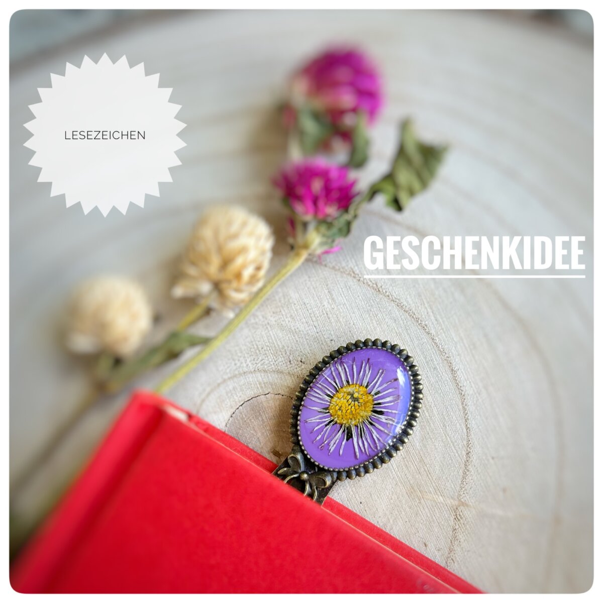 NEU 🌸 Lesezeichen für Lesefans 📚